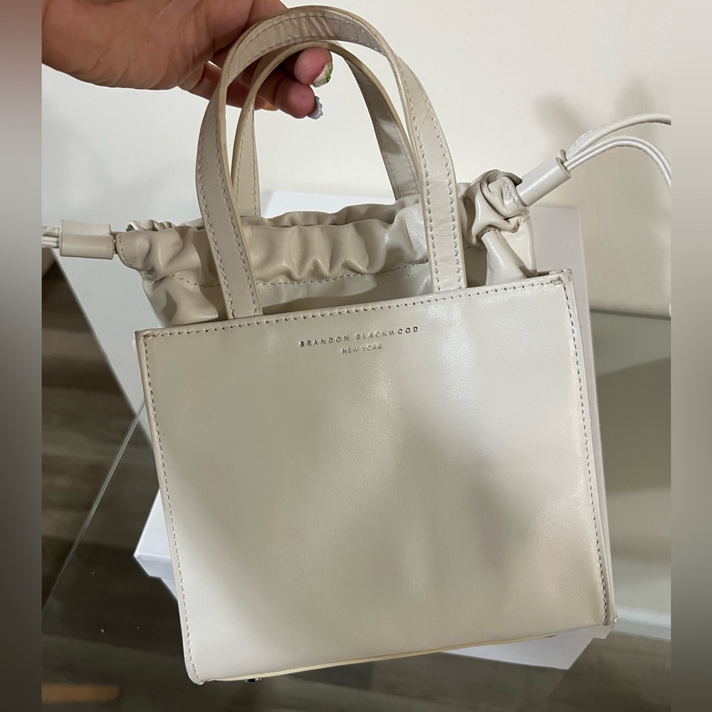 Brandon Blackwood Laura Mini Tote (White) - Picture 6 of 14